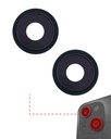 Lentille caméra arrière avec support compatible iPhone 13 et 13 Mini - Real Sapphire Premium - Noir Minuit