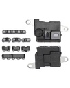 Pack de 10 grilles anti-poussière micro et haut-parleur compatible iPhone 11 Pro Max - Blanc