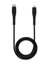 Câble MFI Lightning vers USB Type C - 1m - Ampsentrix - Alpha - Noir