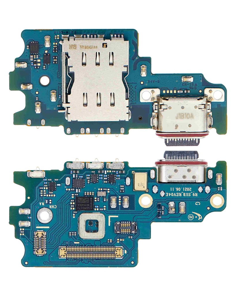 Connecteur de charge avec lecteur SIM compatible SAMSUNG S21 FE 5G - Version US - PART #GH96-14548A