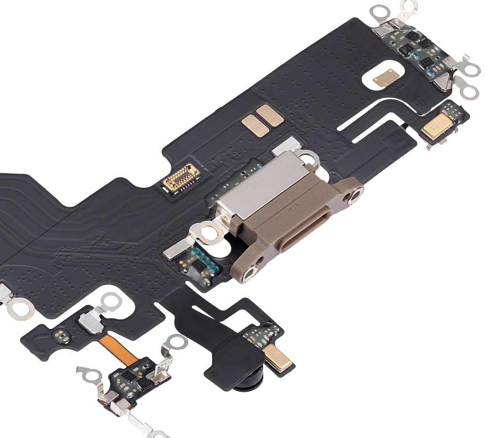 Connecteur de charge avec nappe compatible iPhone 13 Pro - Aftermarket Plus - Or