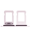 Tiroir SIM double compatible iPhone 13 - Rose