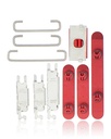 Boutons Power, Volumes et Switch compatibles iPhone 13 - 13 Mini - Rouge