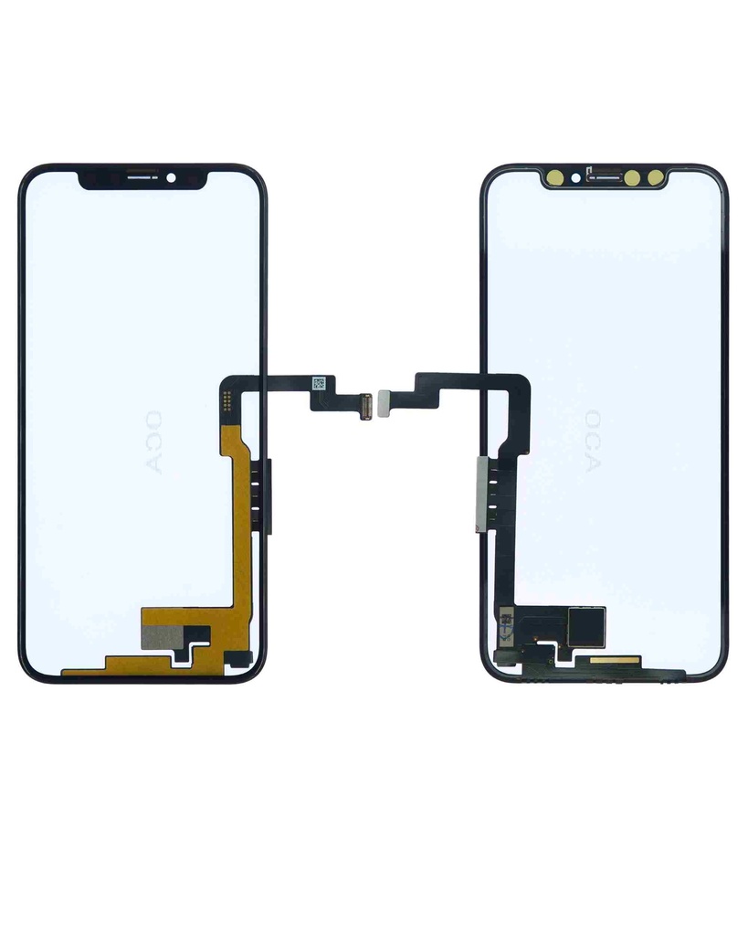 4 en 1 vitre tactile avec double OCA préinstallé et Long touch - compatible iPhone X - OCA Master