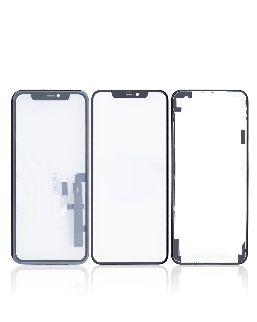 5 en 1 Vitre tactile, OCA, châssis, Digitizer et OCA préinstallé compatibles iPhone 11 - OCA Master