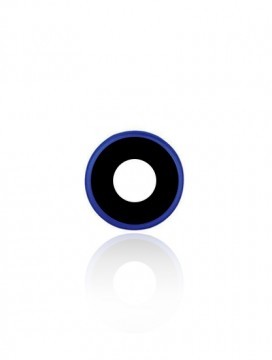 Lentille caméra arrière avec support pour iPhone XR - Bleu - Pack de 10