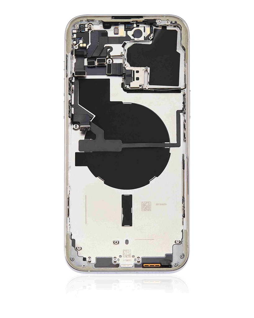 Châssis avec nappe pour iPhone 14 Pro Max - Grade A - avec logo - Version US sans lecteur SIM - Argent