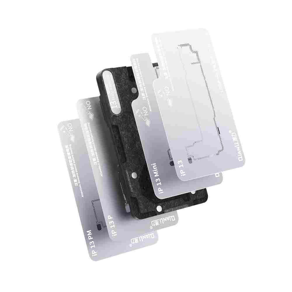 4 en 1 plateforme de rebillage middle frame compatible iPhone Series 13 - Sans couvercle - Qianli