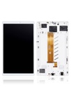 Bloc écran LCD avec châssis compatible Samsung Galaxy Tab A7 Lite 8.7" 2021 - T220 - Version WiFi - Reconditionné - Blanc