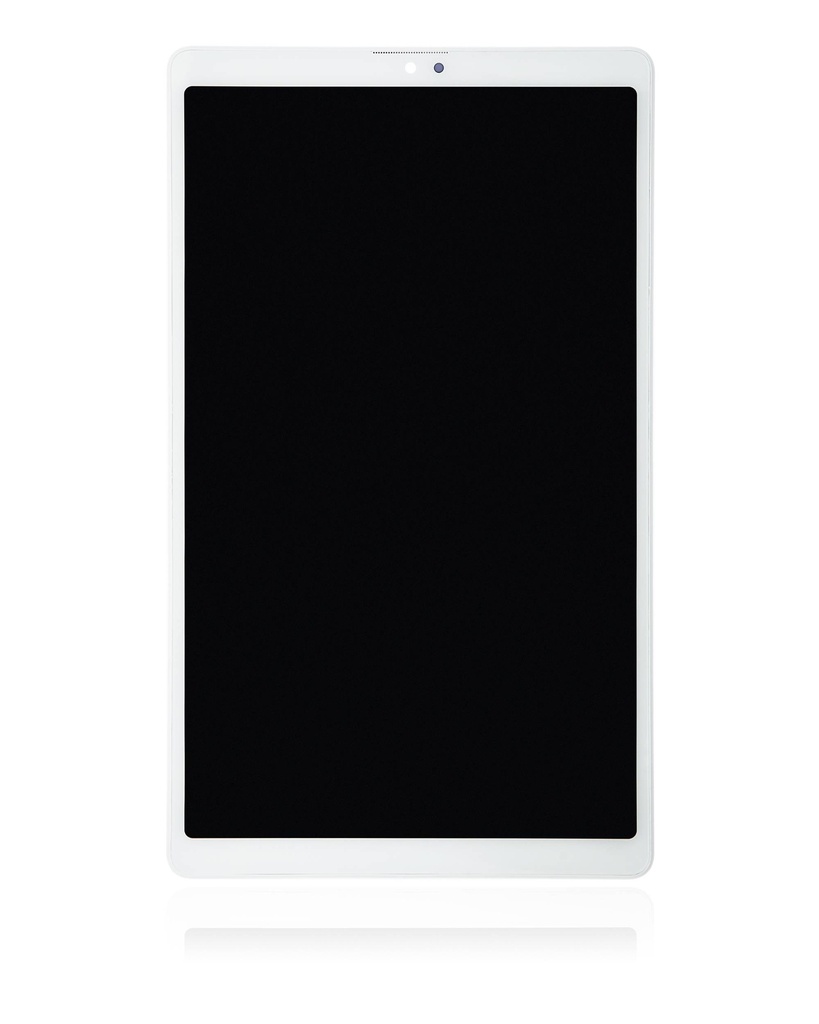 Bloc écran LCD avec châssis compatible Samsung Galaxy Tab A7 Lite 8.7" 2021 - T225 - T227 - Version 4G - Reconditionné - Blanc