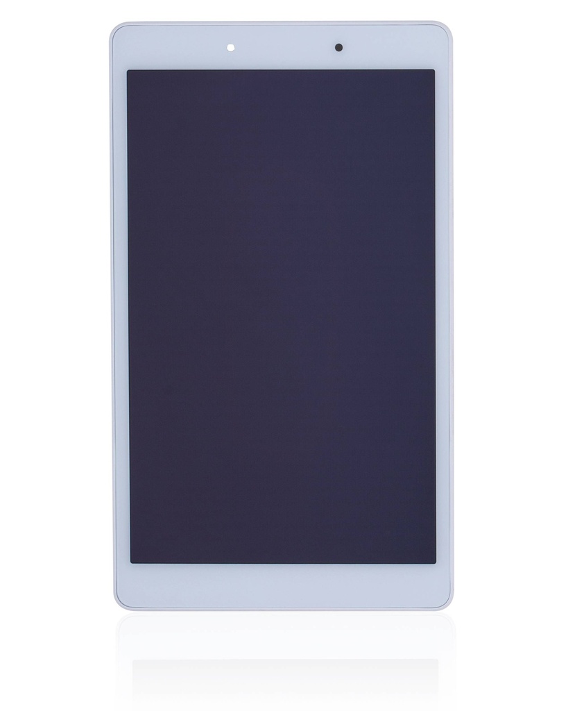 Bloc écran LCD avec châssis compatible SAMSUNG Galaxy Tab A 8.0" 2019 - T290 - Version WiFi - Reconditionné - Blanc