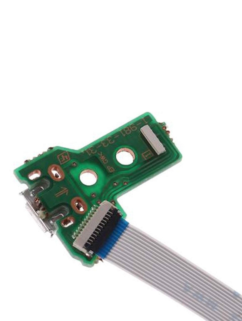 PCB USB pour manette PS4 - V4 (JDS-040) - Nappe 12pin fournie