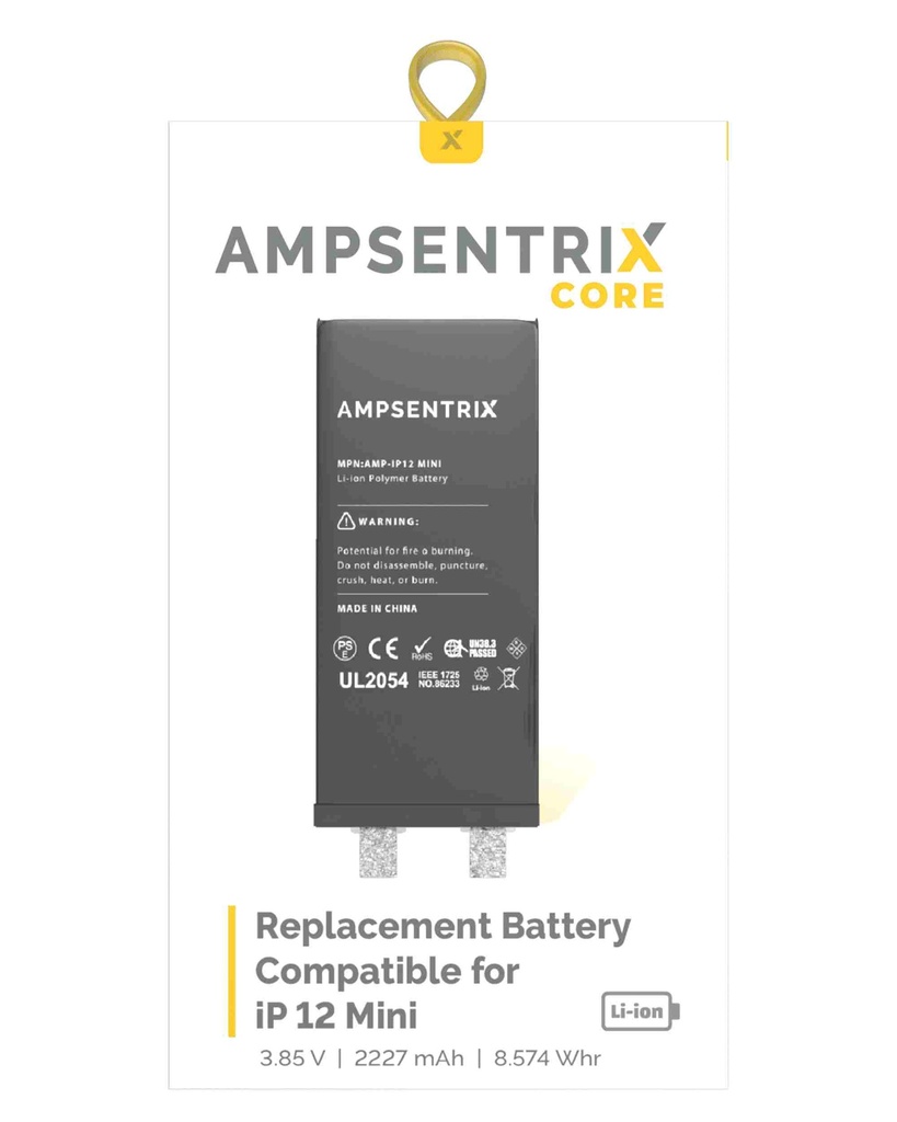 Batterie à souder compatible iPhone 12 Mini - AmpSentrix