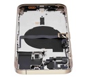 Chassis avec nappes compatible iPhone 13 Pro Max - sans logo - Aftermarket Plus - Or