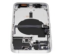 Chassis avec nappes compatible iPhone 13 Pro Max - Version internationale - sans logo - Aftermarket Plus - Argent