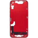 Châssis central avec boutons Power et Volumes compatible iPhone 14 - Version internationale - Aftermarket Plus - Rouge