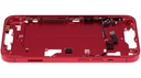 Châssis central avec boutons Power et Volumes compatible iPhone 14 - Version internationale - Aftermarket Plus - Rouge