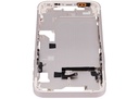 Châssis central avec boutons Power et Volumes compatible iPhone 14 - Version internationale - Aftermarket Plus - Starlight