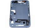 Châssis central avec boutons Power et Volumes compatible iPhone 14 Plus - Version internationale - Aftermarket Plus - Bleu