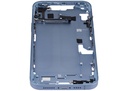 Châssis central avec boutons Power et Volumes compatible iPhone 14 Plus - Version internationale - Aftermarket Plus - Bleu