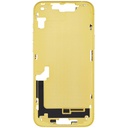 Châssis central avec boutons Power et Volumes compatible iPhone 14 Plus - Version internationale - Aftermarket Plus - Jaune