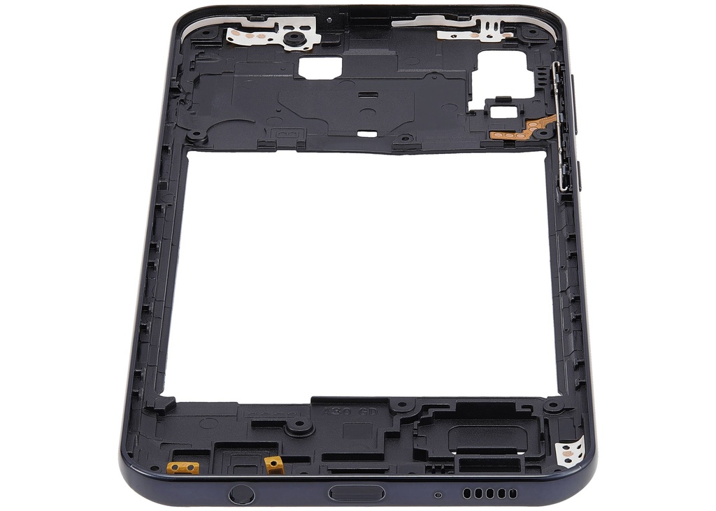 Châssis central compatible SAMSUNG A30 A305 2019 - Aftermarket Plus - Noir