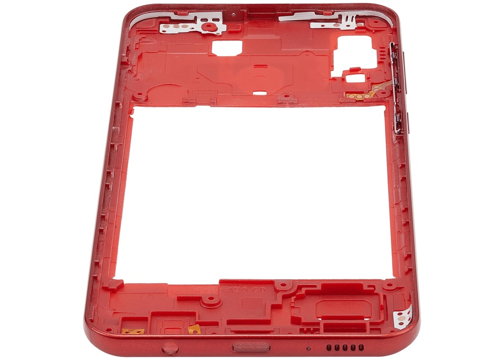 Châssis central compatible SAMSUNG A30 A305 2019 - Aftermarket Plus - Rouge