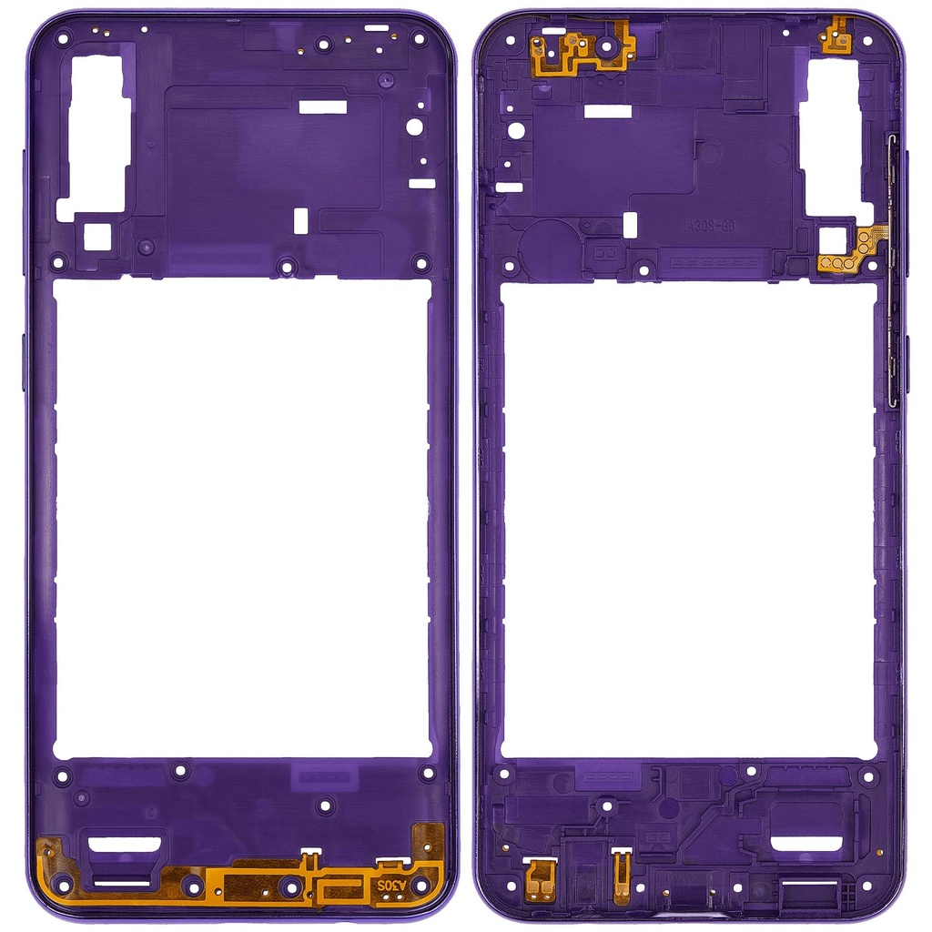 Châssis central compatible SAMSUNG A30s A307 2019 - Aftermarket Plus - Prism Crush Violet