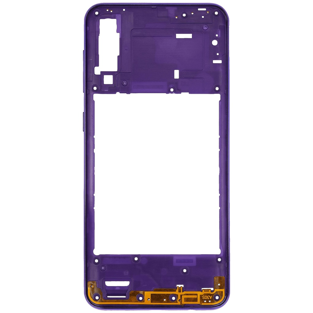 Châssis central compatible SAMSUNG A30s A307 2019 - Aftermarket Plus - Prism Crush Violet