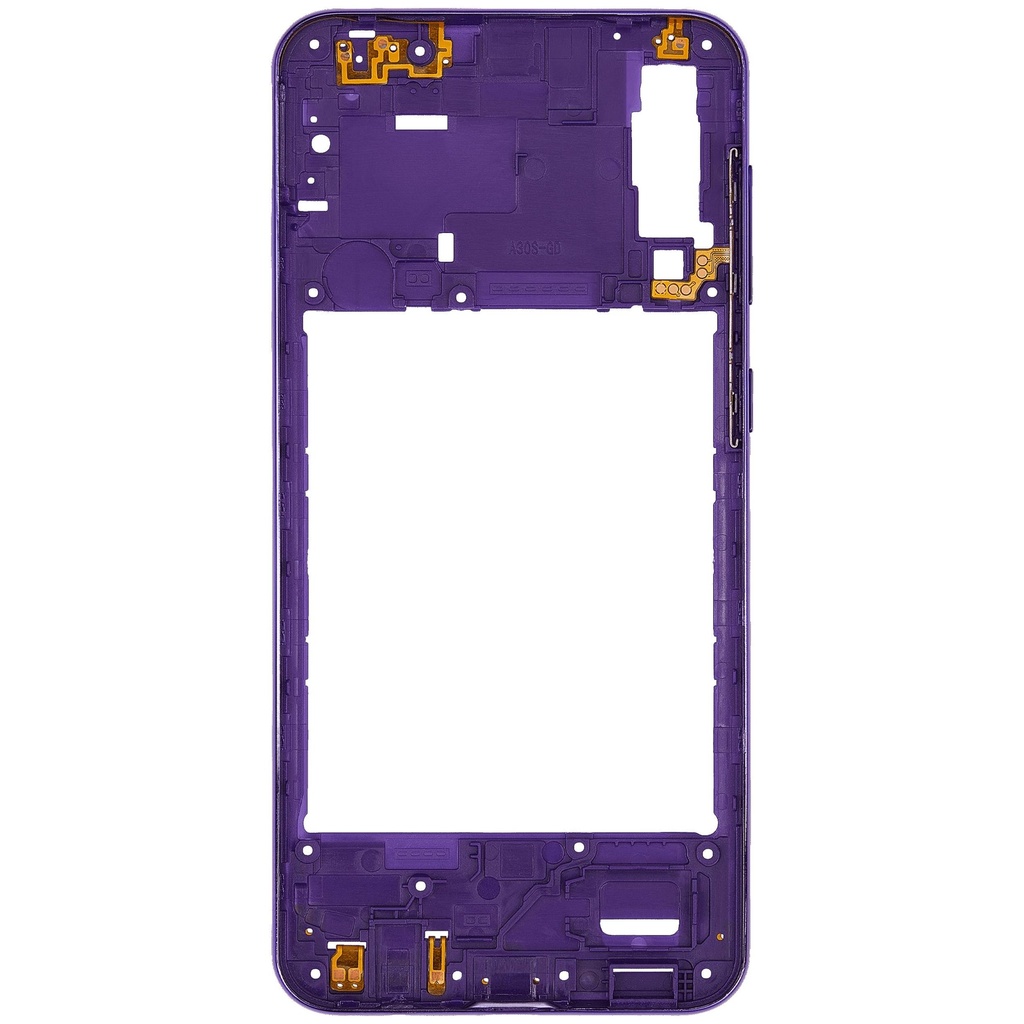 Châssis central compatible SAMSUNG A30s A307 2019 - Aftermarket Plus - Prism Crush Violet