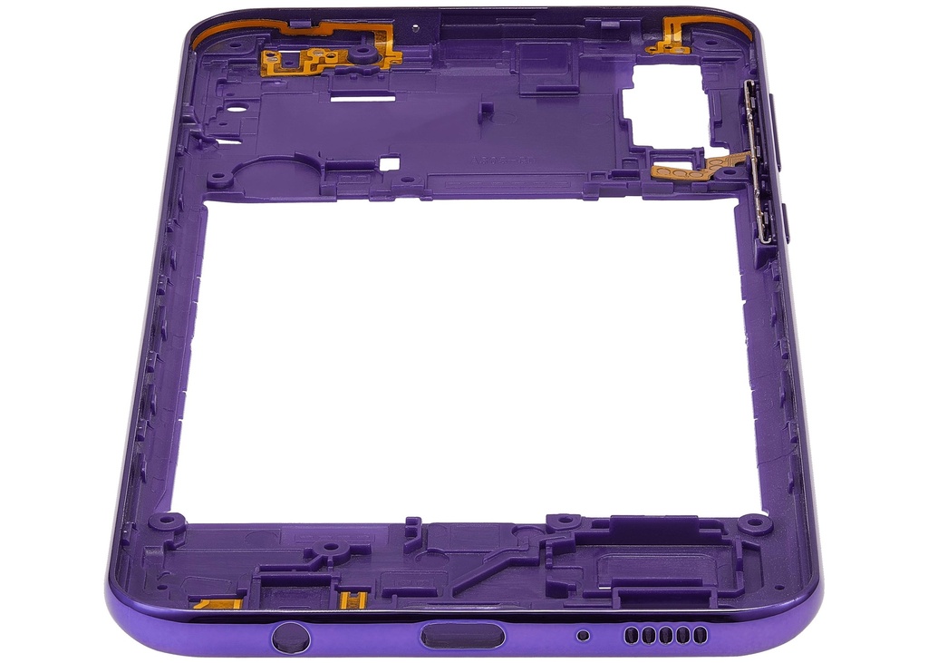 Châssis central compatible SAMSUNG A30s A307 2019 - Aftermarket Plus - Prism Crush Violet