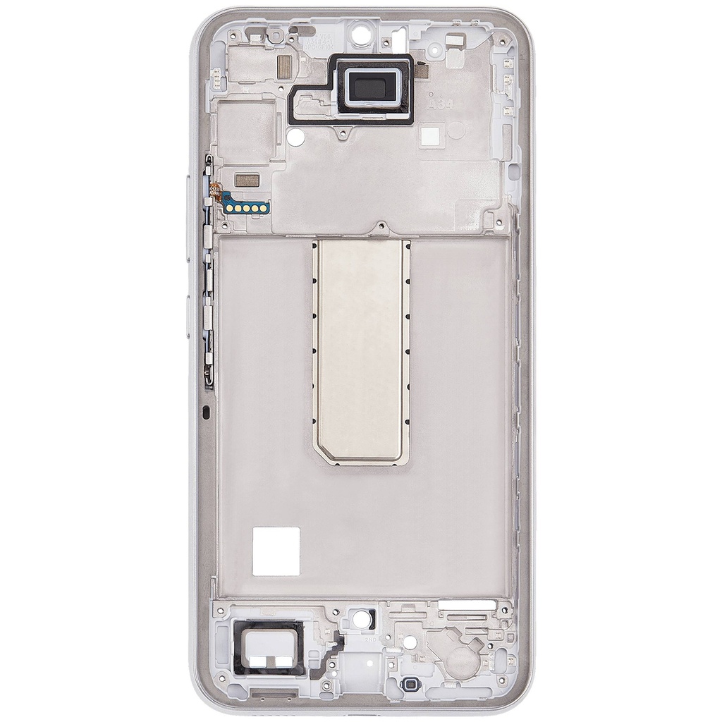 Châssis central compatible SAMSUNG A34 A346 2023 - Argent