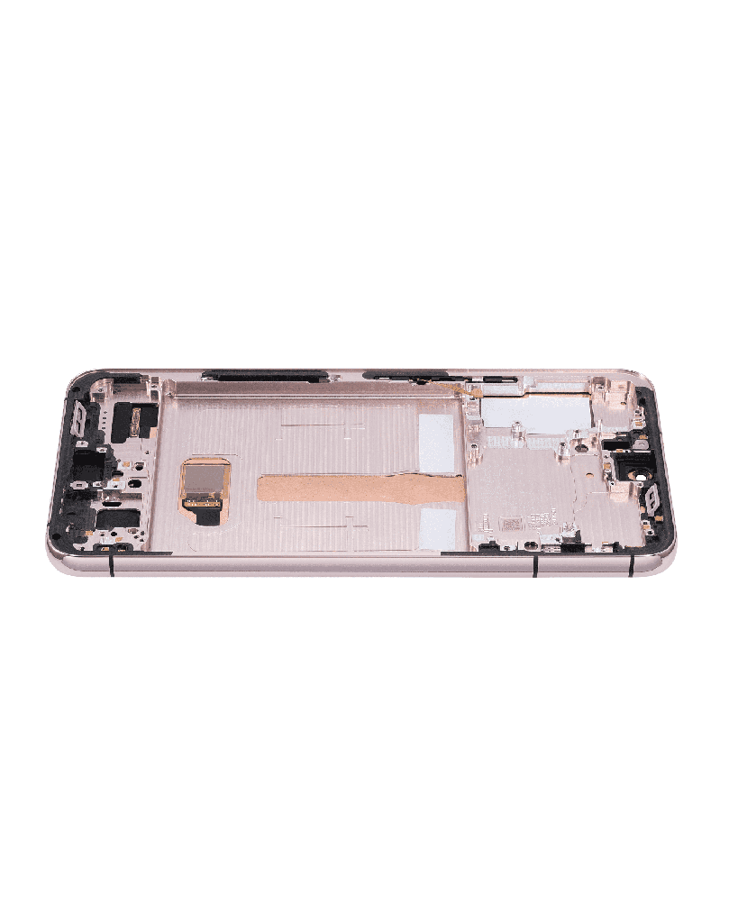 Bloc écran OLED avec châssis compatible SAMSUNG S22 Plus 5G - Version US et internationale - Aftermarket Plus - Pink gold ou Violet