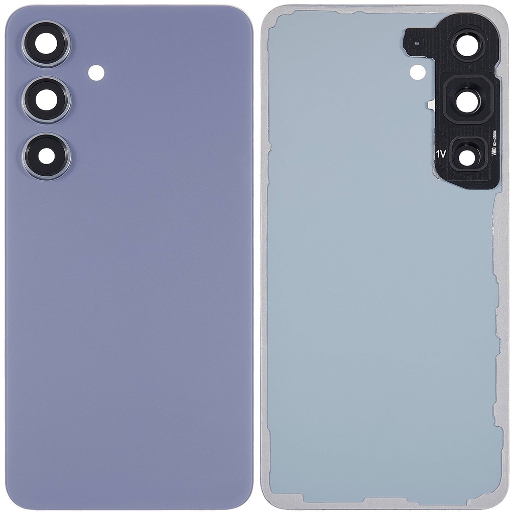 Vitre arrière avec lentille caméra compatible SAMSUNG S24 5G - Sans logo - Aftermarket Plus - Cobalt Violet