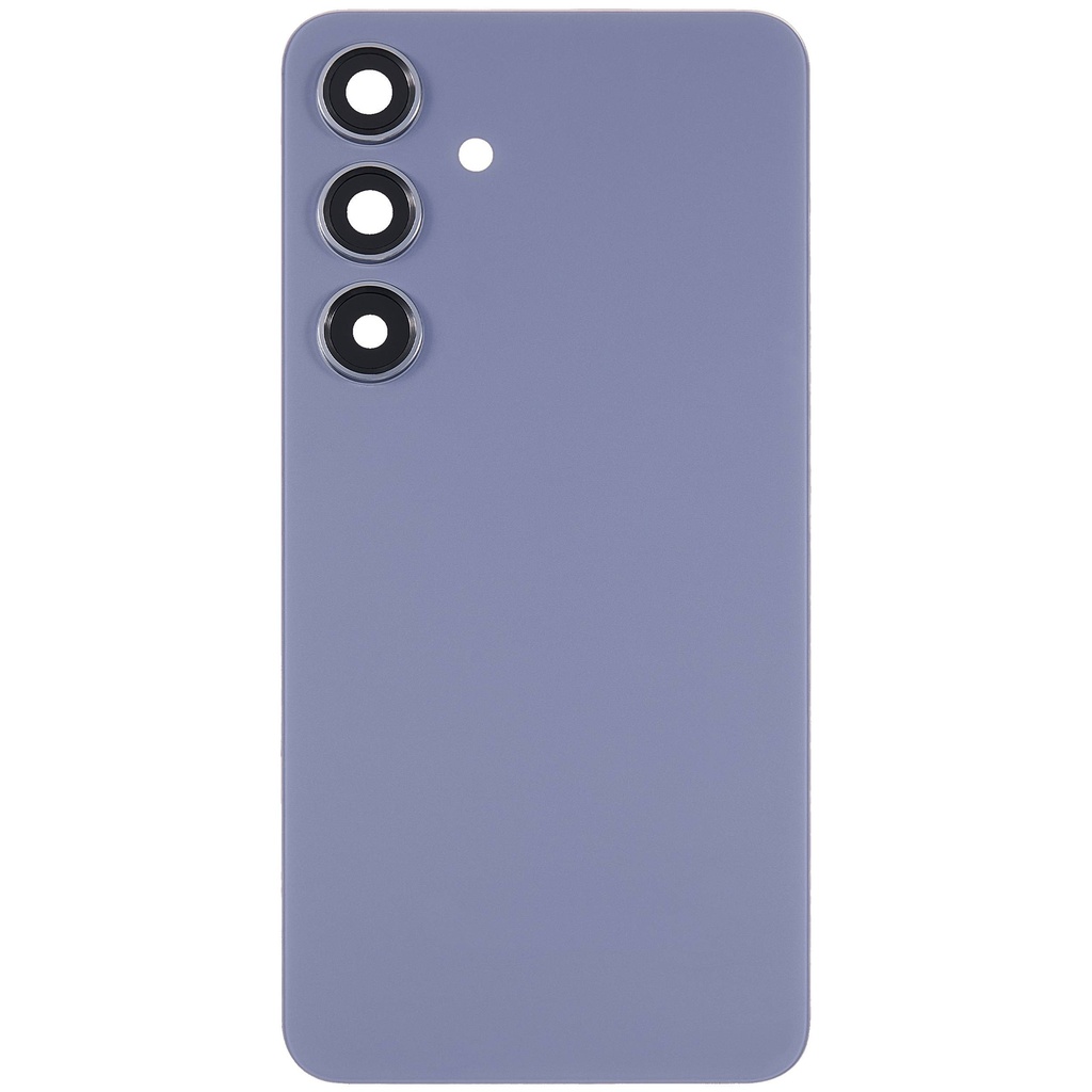 Vitre arrière avec lentille caméra compatible SAMSUNG S24 5G - Sans logo - Aftermarket Plus - Cobalt Violet