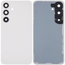 Vitre arrière avec lentille caméra compatible SAMSUNG S24 5G - Sans logo - Aftermarket Plus - Marble Gray