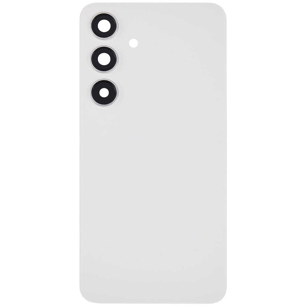 Vitre arrière avec lentille caméra compatible SAMSUNG S24 5G - Sans logo - Aftermarket Plus - Marble Gray