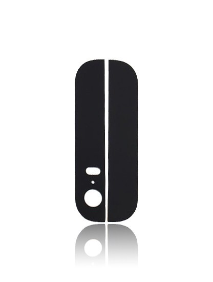Vitre arrière Haut et Bas pour iPhone 5S/SE - Noir