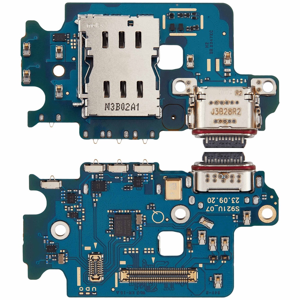 Connecteur de charge avec lecteur SIM compatible SAMSUNG S24 5G - S921U - Version US