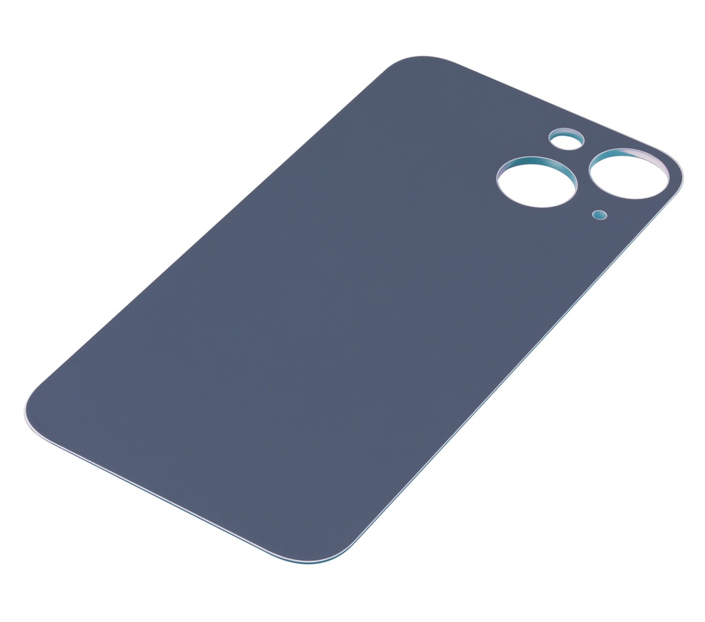 Vitre arrière compatible pour iPhone 13 Mini - Sans logo - Bleu
