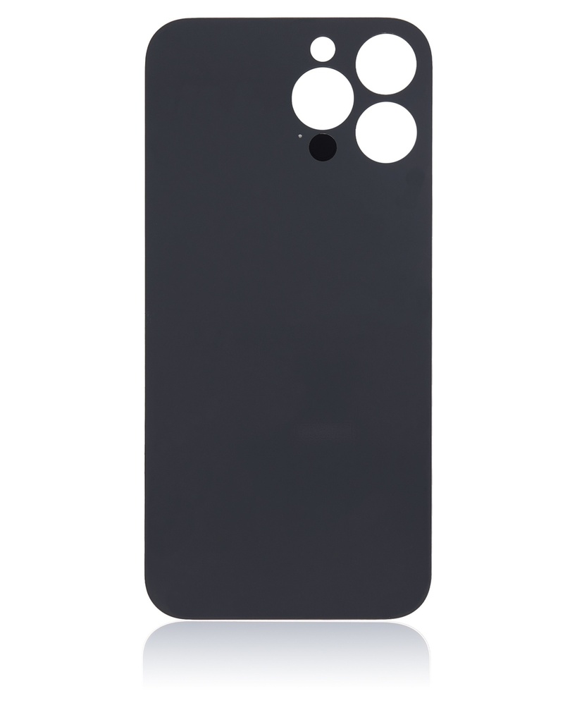Vitre arrière compatible pour iPhone 13 Pro Max - Sans logo - Argent