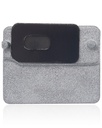 Grille de micro caméra arrière compatible pour iPhone 11 - Noir - Pack de 10