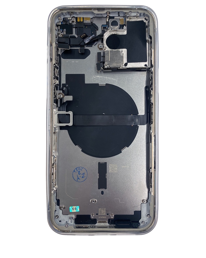 Chassis avec nappes pour iPhone 13 Pro Max - Grade A (avec Logo) - Argent