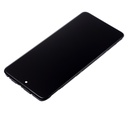 Bloc écran LCD avec cadre compatible avec Huawei P smart (2021) / Y7A (reconditionné) (toutes couleurs)