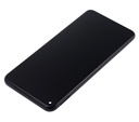 Bloc écran LCD avec cadre compatible pour Huawei P40 Lite 5G (reconditionné) (Midnight Black)