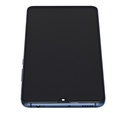 Bloc écran OLED compatible pour Huawei Mate 20 X 4G - Avec châssis - Reconditionné - Midnight Blue