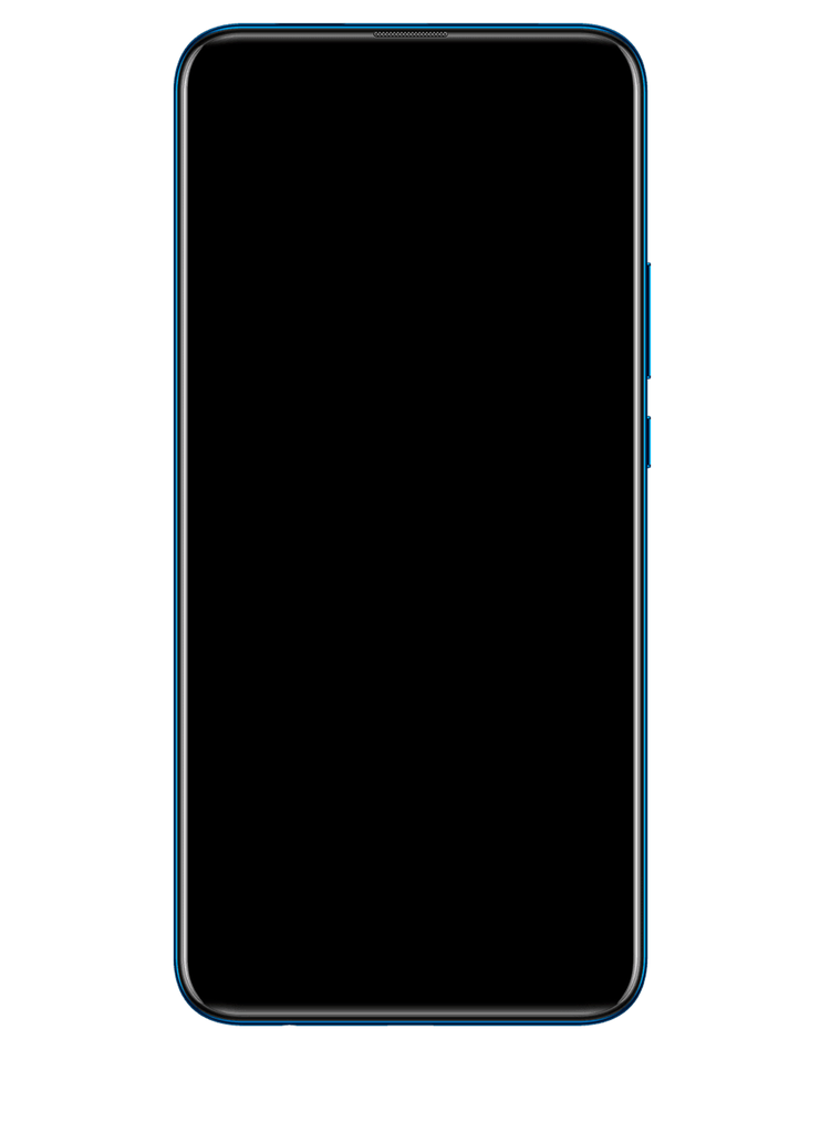 Assemblage LCD avec cadre compatible pour Huawei Y9 Prime (2019) (reconditionné) (bleu saphir)