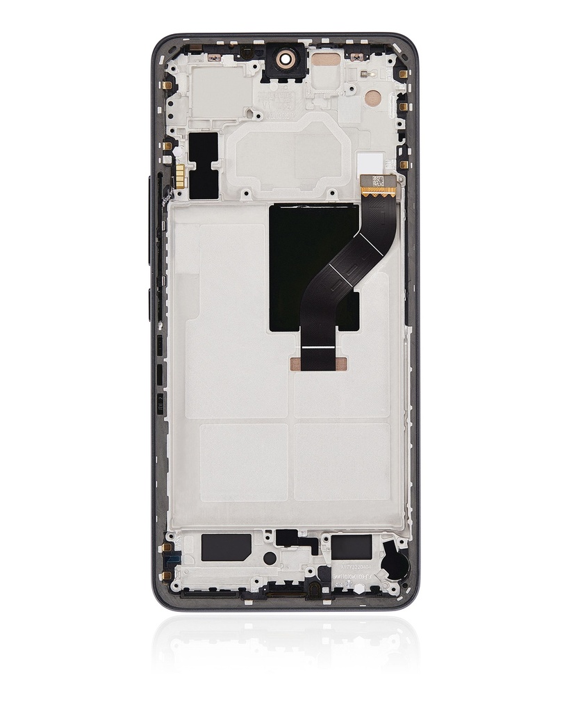 Bloc écran OLED avec châssis pour Xiaomi 12 Lite - Reconditionné - Noir