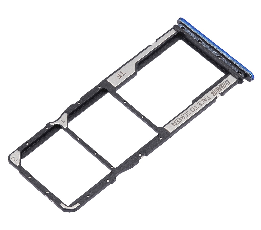 Tiroir SIM (Dual) pour Xiaomi Redmi 9C / 9A - Bleu
