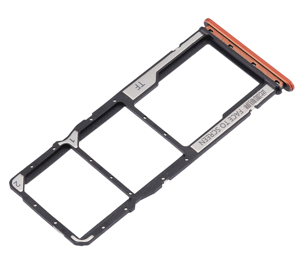 Tiroir SIM (Dual) pour Xiaomi Redmi 9C / 9A - Orange
